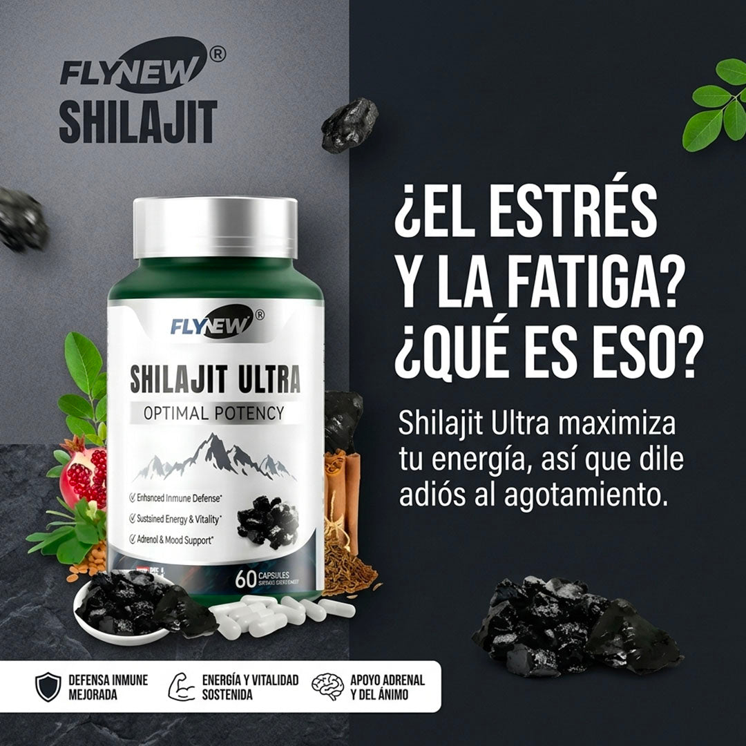 SHILAJIT ULTRA 60 – ENERGÍA, VITALIDAD Y POTENCIA MASCULINA | ENVÍO GRATIS 🇬🇹